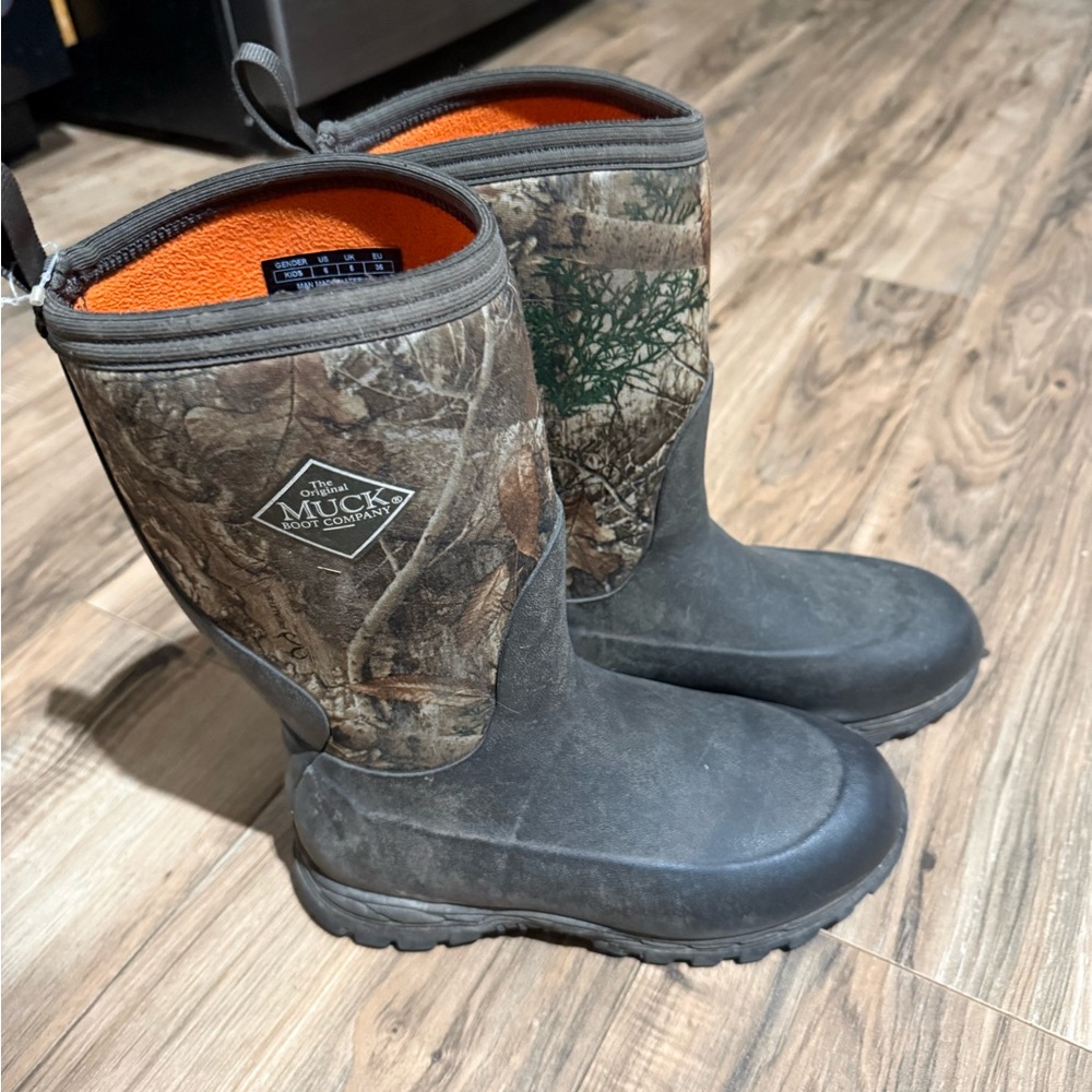 Muck Kids' Camouflage Rain & Snow Boots